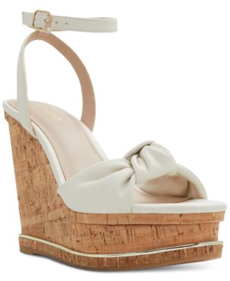 ALDO - Women's Barykin Knotted Platform Wedge Sandals