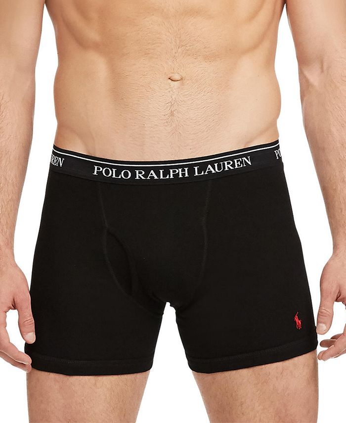 Polo Ralph Lauren Men's Classic Cotton Boxer Briefs, 5Pack Macy's