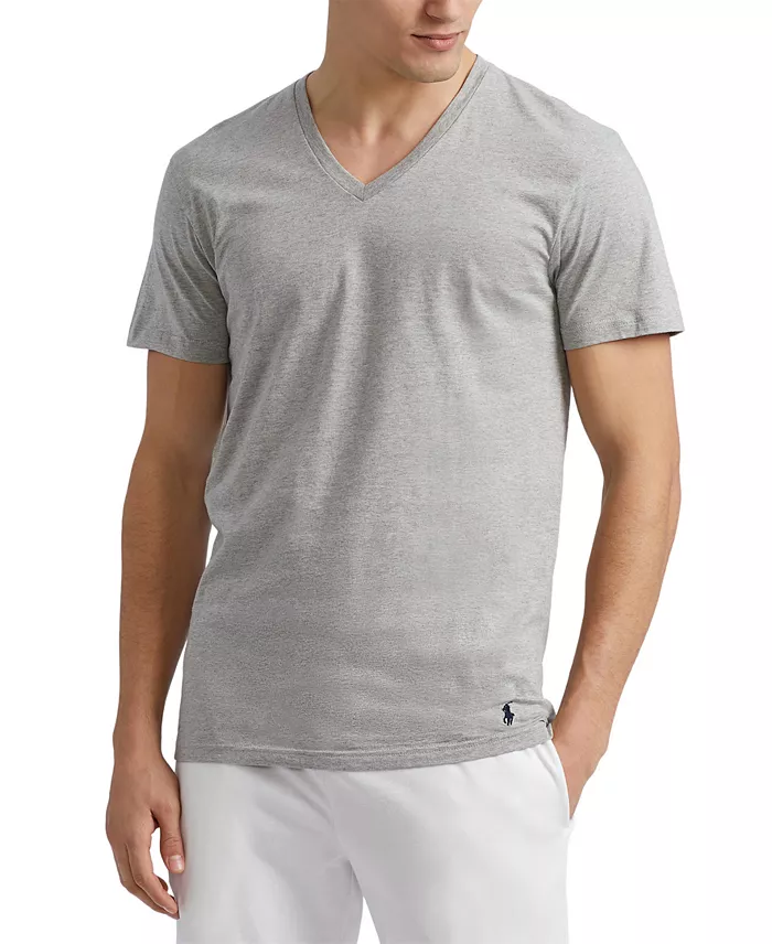 Men's 3-Pack V-Neck Classic Undershirts - thumbnail 7