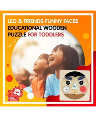 Funny Faces Educational Wooden Puzzle for Toddlers