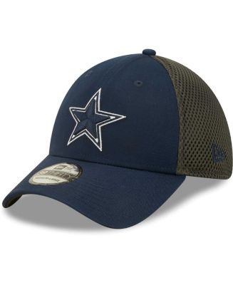 New Era Men's Navy, Graphite Dallas Cowboys Team Neo 39THIRTY Flex Hat ...