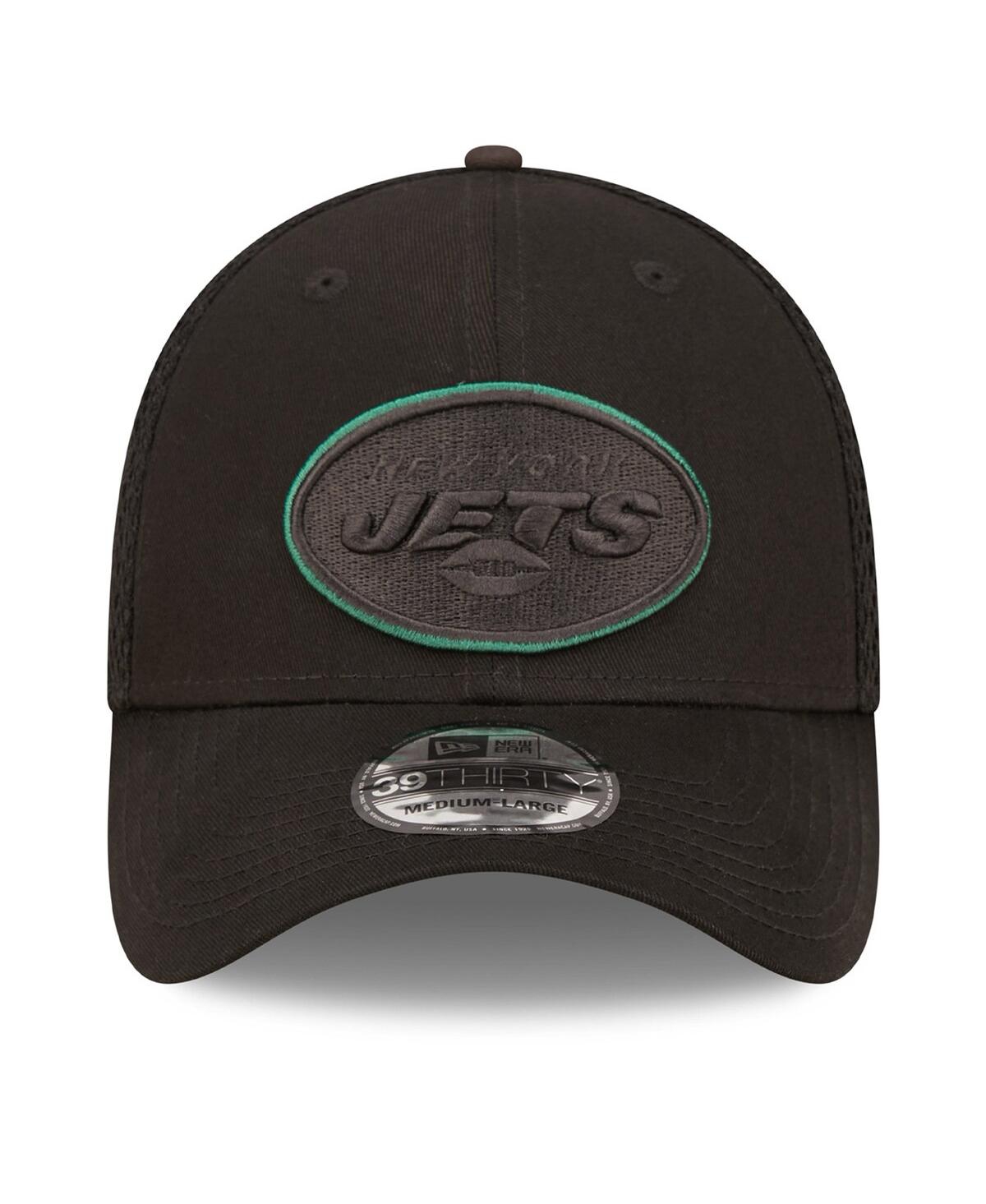 Men's New EraNew York Jets Team Neo 39Thirty Flex Hat - Black