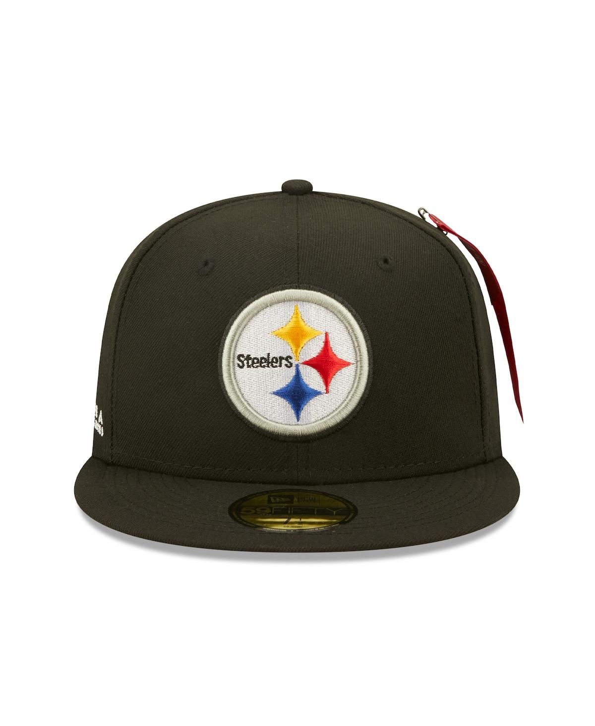 Men's New Era X Alpha IndustriesPittsburgh Steelers Alpha 59Fifty Fitted Hat - Black