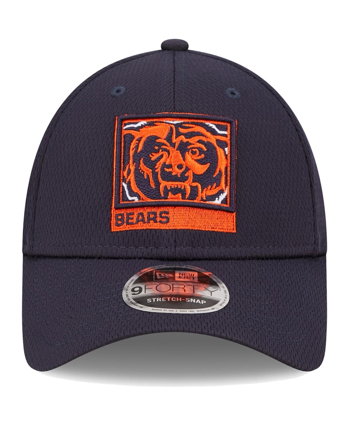 Shop New Era Men's  Navy Chicago Bears A-frame 9forty Snapback Hat