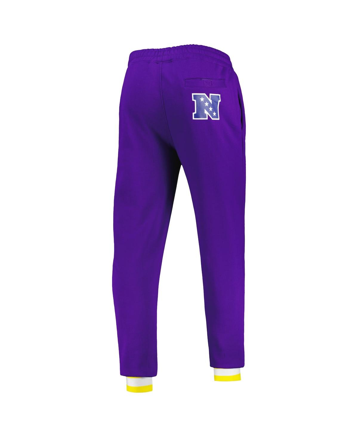 Shop Starter Men's  Purple Minnesota Vikings Blitz Fleece Jogger Pants