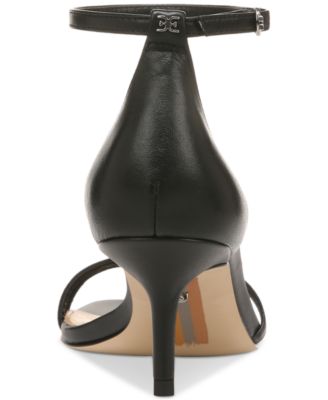 Peonie Strappy Kitten-Heel Sandals