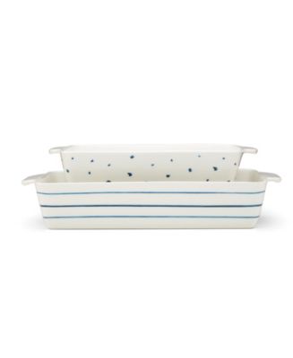 Lenox Blue Bay Rectangular Bakers 2-Piece Set - Macy's