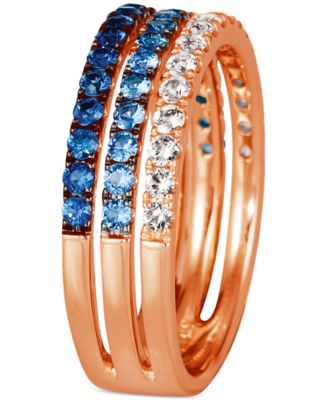 Denim Ombr&eacute; Sapphire (9/10 ct. t.w.) Ring in 14k White Gold, Rose Gold or Yellow Gold