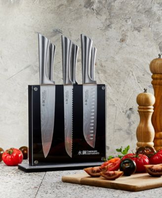 Damashiro Kin Knife Block Set, 7 Piece