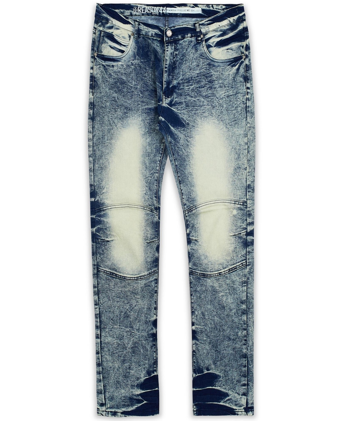 Reason Men's Big And Tall Craft Medium Rinse Denim Jeans In Blue