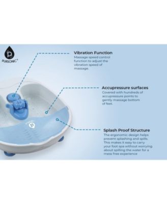 Foot Spa Massager with Tea Tree Oil Foot Salt Scrub (Warming Function)