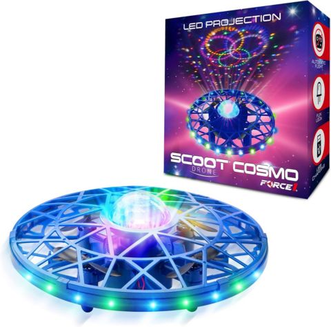 Детская игрушка Force1 Scoot Cosmo Hand-Controlled LED Ufo Drone, цвет: Синий