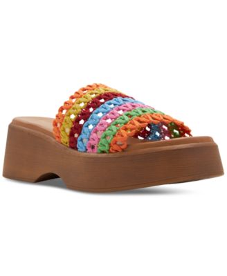 ALDO - Women's Yassu Woven Platform Wedge Sandals