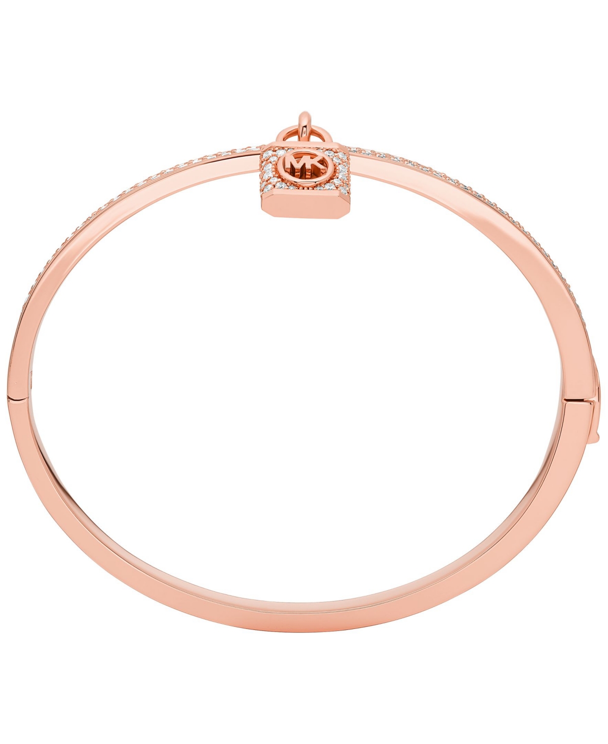 Michael Kors Pave Lock Charm Bangle