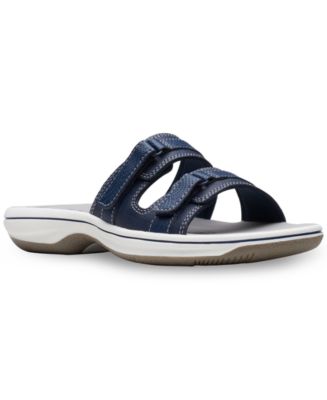 Clarks Women s Breeze Piper Navy 10