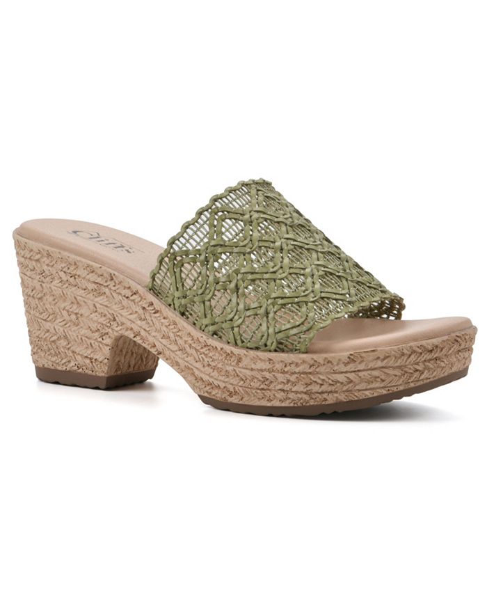 Cliffs by white mountain women's sandals top