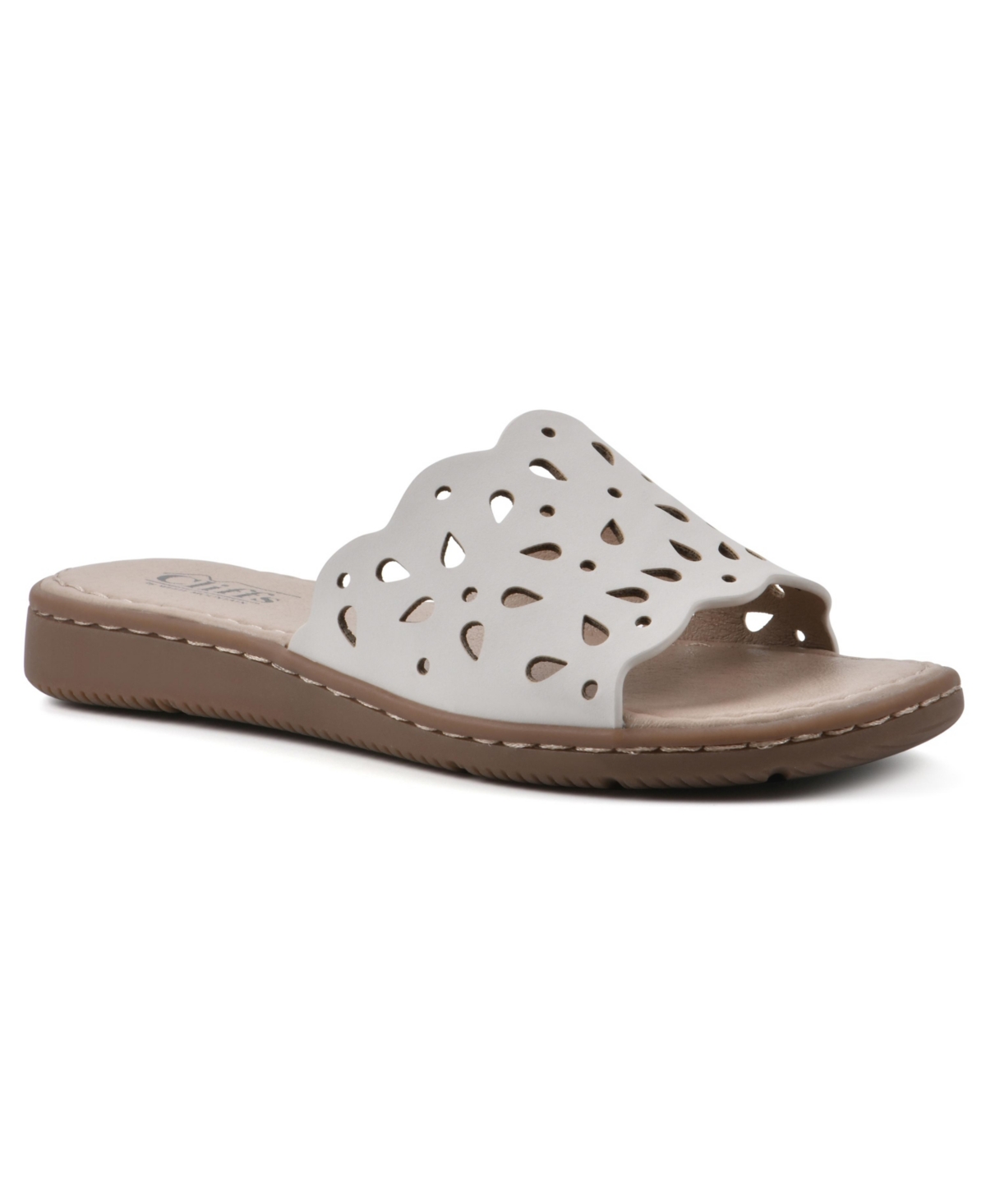 Cliffs by White Mountain Women's Squad Slide Comfort Sandal Women's Shoes