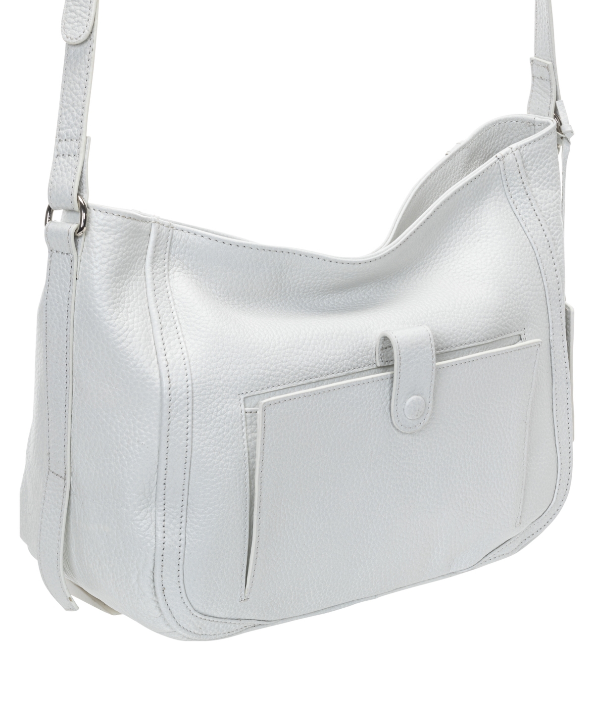 Mancini Women's Pebbled Sophia Crossbody Handbag