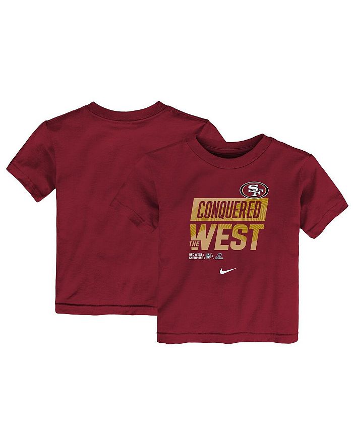 Nike 2022 NFC West Champions Trophy Collection (NFL San Francisco 49ers)  Men's T-Shirt