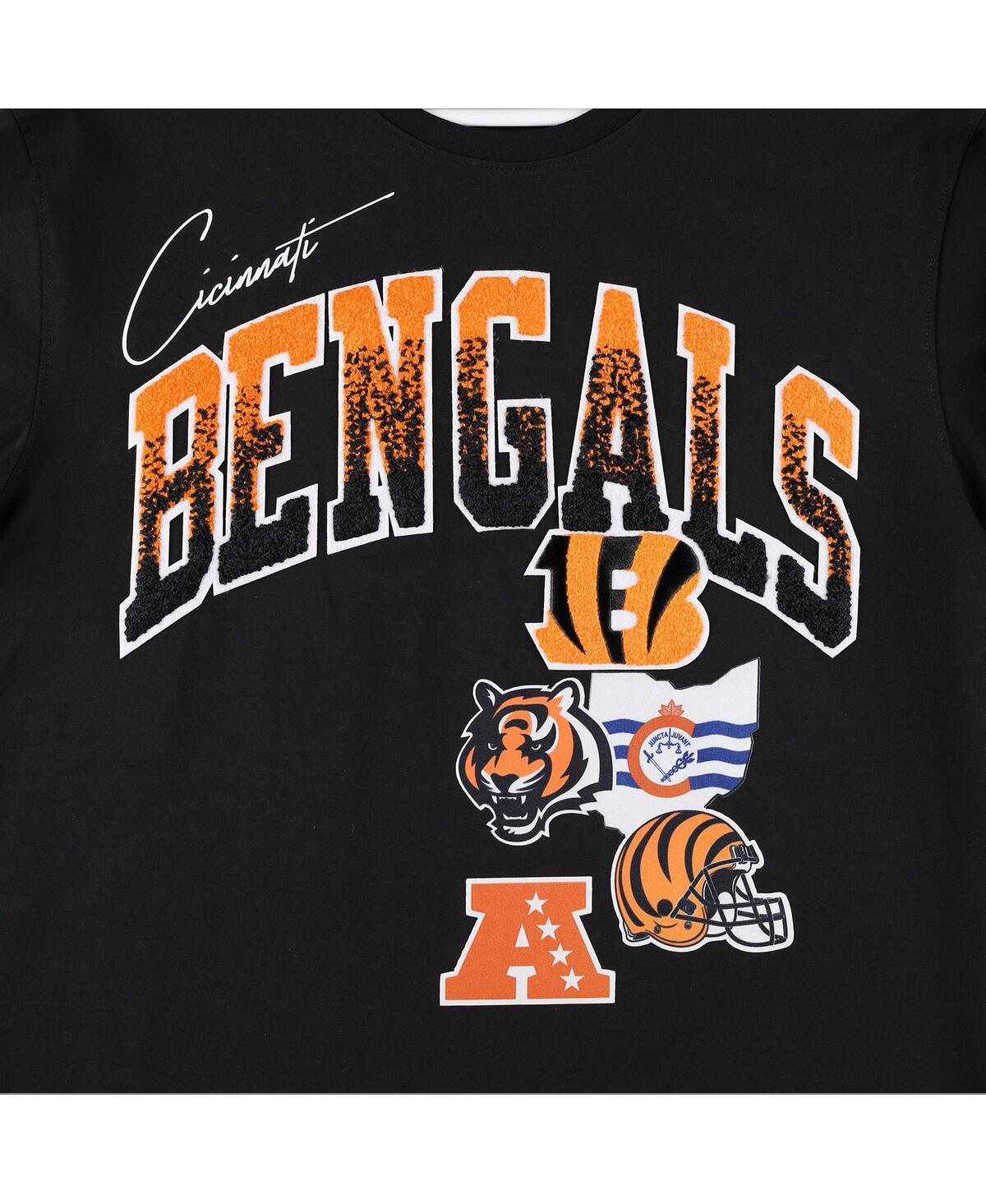 Pro Standard Black Cincinnati Bengals Hometown Collection T-shirt In Black