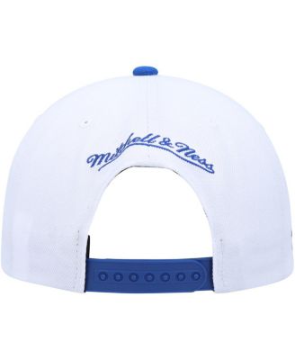 Men's White, Royal Golden State Warriors Side Core 2.0 Snapback Hat