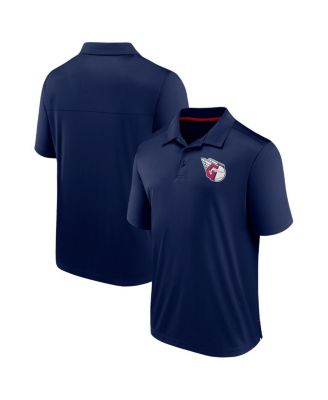 Men's Navy Cleveland Guardians Hands Down Polo Shirt