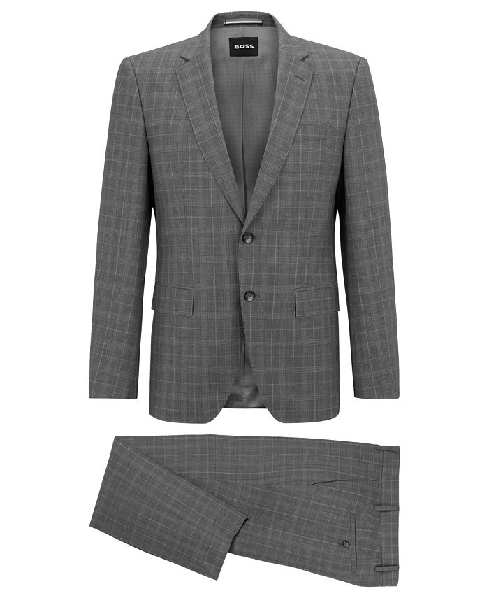 Hugo Boss Men's SlimFit Suit in MicroPatterned PerformanceStretch