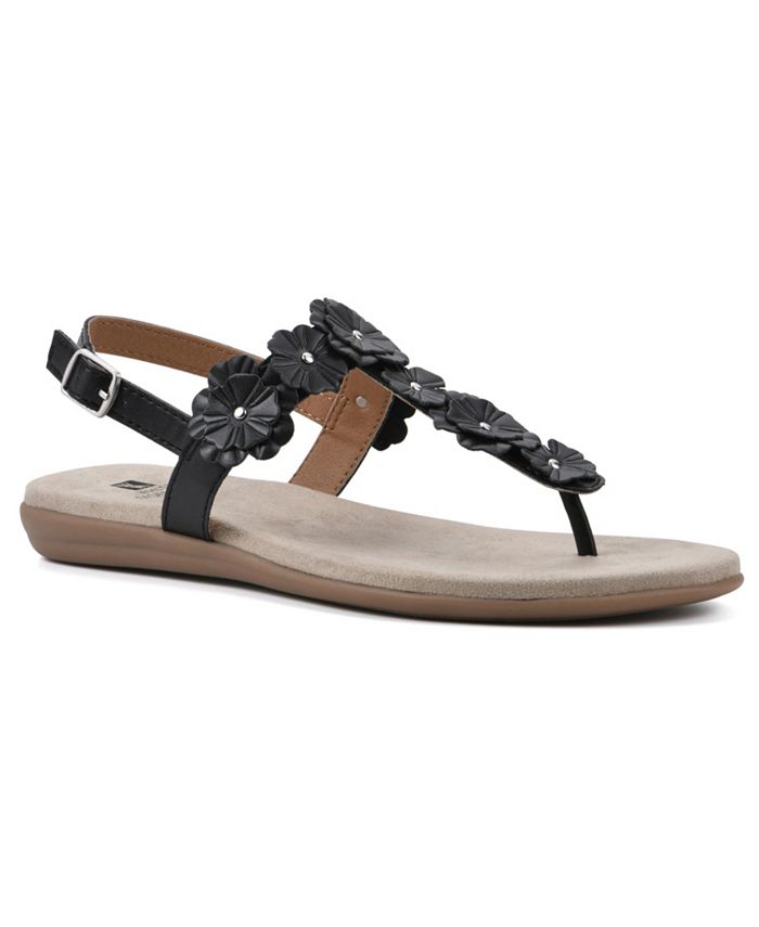 White Mountain Women s Liftoff Flat Sandals Macy s