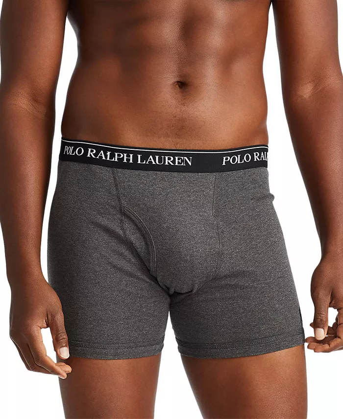 Men's 3-Pack Classic Cotton Boxer Briefs - thumbnail 7