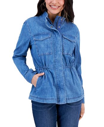 Style & Co Petite Cotton Utility Jacket, Created for Macy's - Macy's