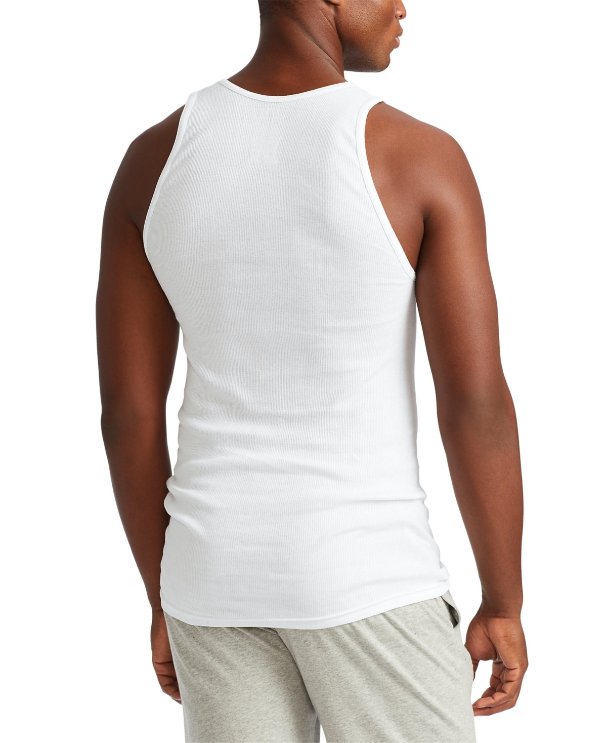 Shop Polo Ralph Lauren Men's Classic-fit Tank Top, 3-pack In White