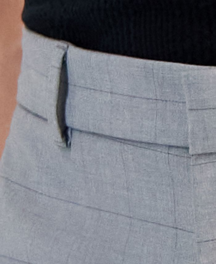 Perry Ellis Portfolio Men's Slim-Fit Tonal Windowpane Dress Pants - Macy's