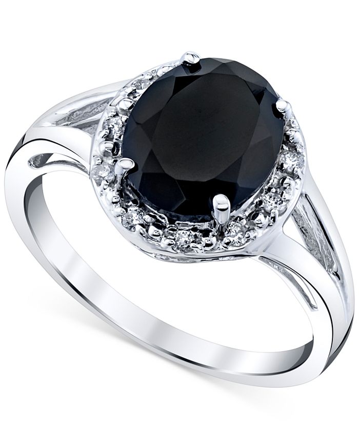 Macy's black onyx ring on sale
