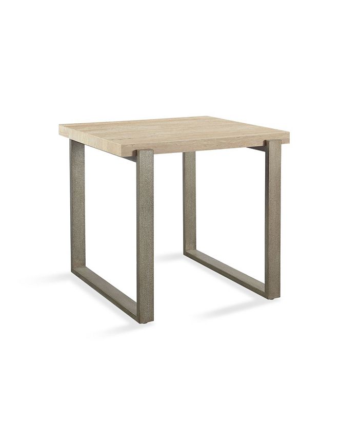 Furniture Ariela Travertine Occasional End Table Macy's
