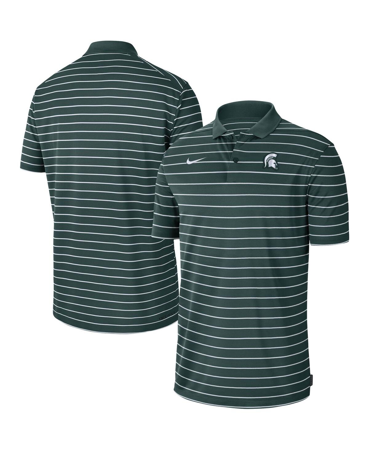 Men's Nike Green Michigan State Spartans Icon Victory Coaches 2022 Early Season Performance Polo Shirt - Green