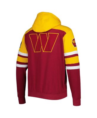 Men's Burgundy Washington Commanders Extreme Full-Zip Hoodie Jacket
