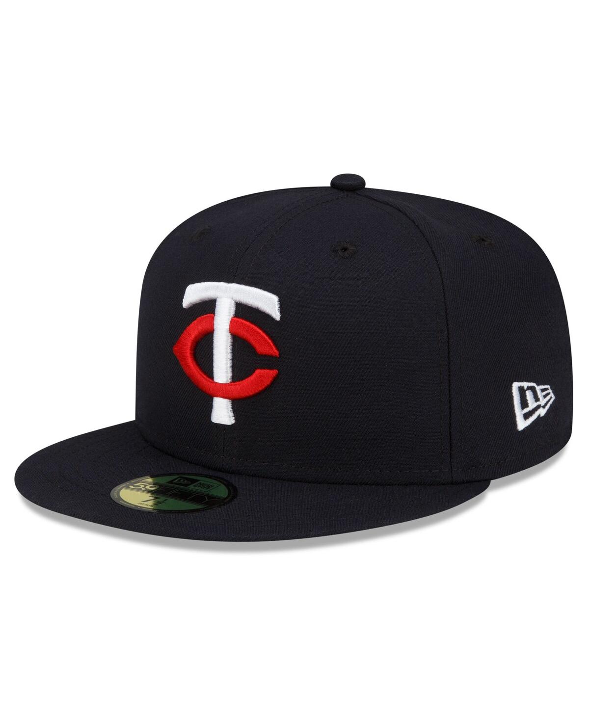 NEW ERA MEN'S NEW ERA NAVY MINNESOTA TWINS 2023 AUTHENTIC COLLECTION HOME 59FIFTY FITTED HAT 