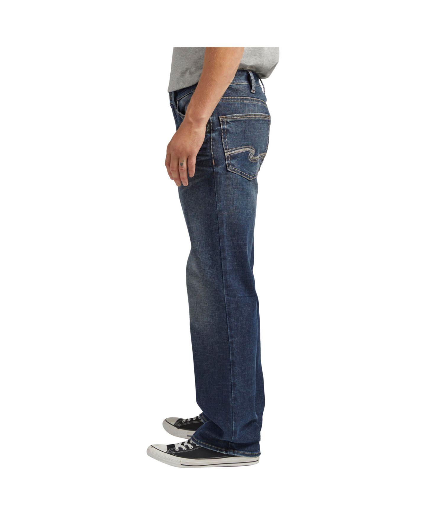 Мужские джинсы Silver Jeans Co. Gordie Relaxed Fit Straight Leg — фото 3