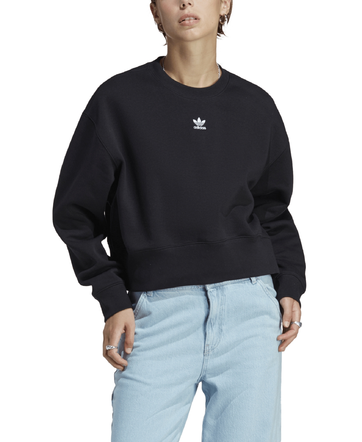  adidas Originals Women's Essentials Fleece Crewneck Sweatshirt