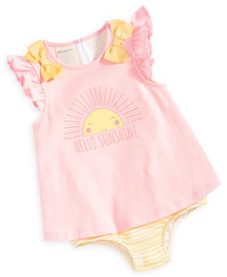 First Impressions - Baby Girls Hello Sunshine Sunsuit
