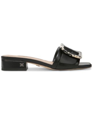 Sam Edelman Deacon Block-Heel Buckled Slide Sandals Macy's