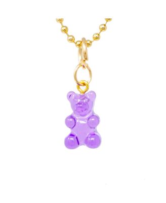 ZOMI GEMS Purple Gummy Bear Necklace for Girls - Macy's