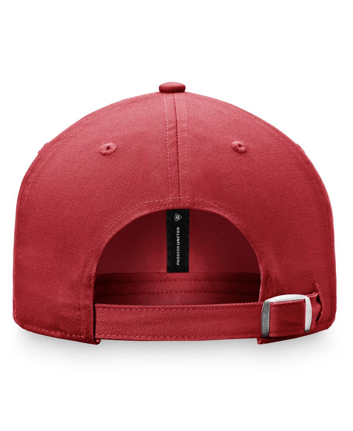 Top Of The World Crimson Indiana Hoosiers Slice Adjustable Hat In Crimson