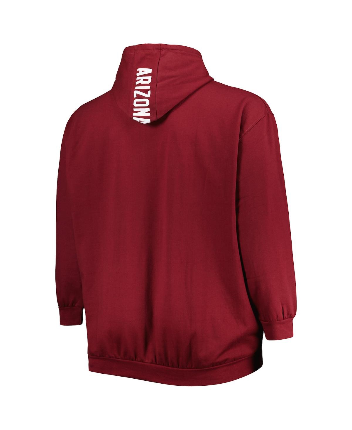 Shop Profile Men's Cardinal Arizona Cardinals Big And Tall Logo Pullover Hoodie