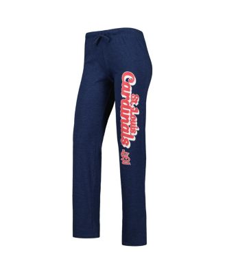 Women's Navy, Red St. Louis Cardinals Wordmark Meter Muscle Tank Top and Pants Sleep Set