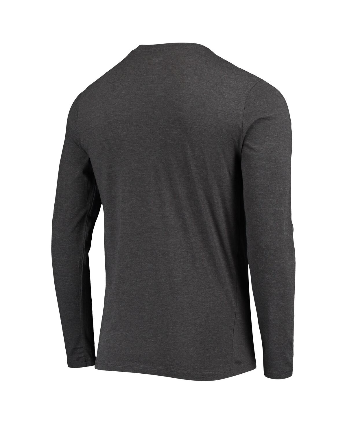 Concepts Sport Maroon/heathered Charcoal Texas A&m Aggies Meter Long Sleeve T-shirt & Pants Sleep Se In Maroon,heathered Charcoal