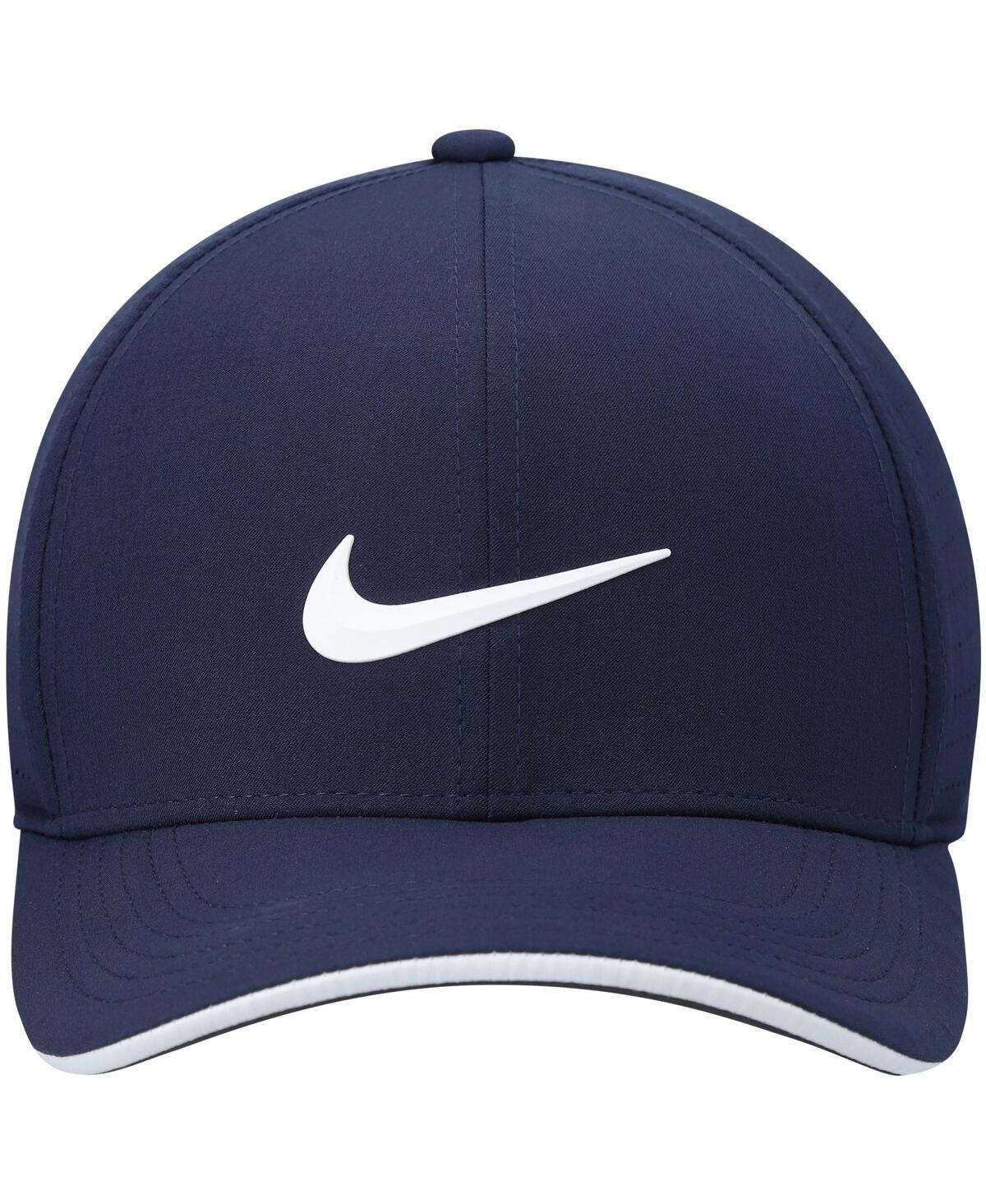 Shop Nike Men's  Golf Navy Aerobill Classic99 Performance Fitted Hat