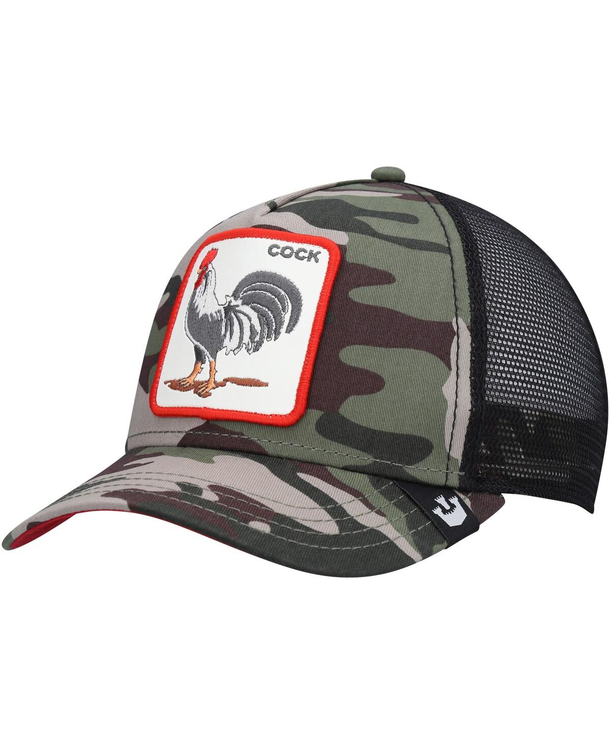 Goorin Bros Men's Camo The Rooster Trucker Adjustable Hat