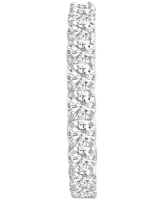 Certified Lab Grown Diamond Cushion-Cut Eternity Band (3 ct. t.w.) in 14k Gold