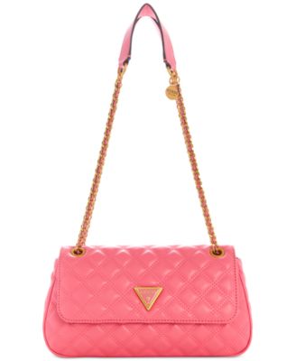 GUESS - Giully Small Quilted Faux Leather Convertible Crossbody